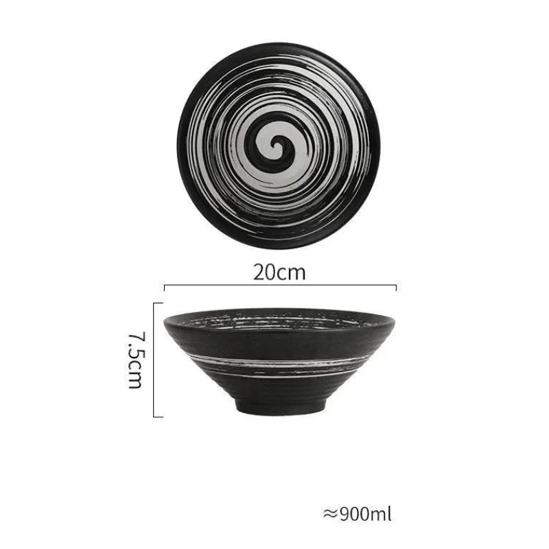 Elegance at the Table Küche & Esszimmer-Handelsübliche Ramenschalen aus Keramik – langlebiges Geschirrset