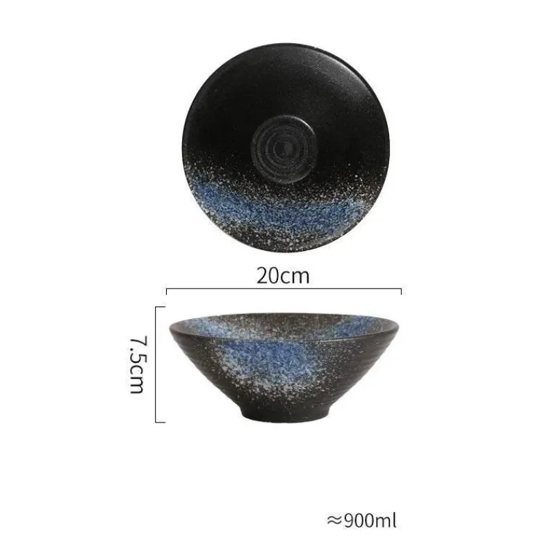 Elegance at the Table Küche & Esszimmer-Handelsübliche Ramenschalen aus Keramik – langlebiges Geschirrset