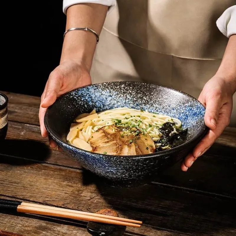 Elegance at the Table Küche & Esszimmer-Handelsübliche Ramenschalen aus Keramik – langlebiges Geschirrset