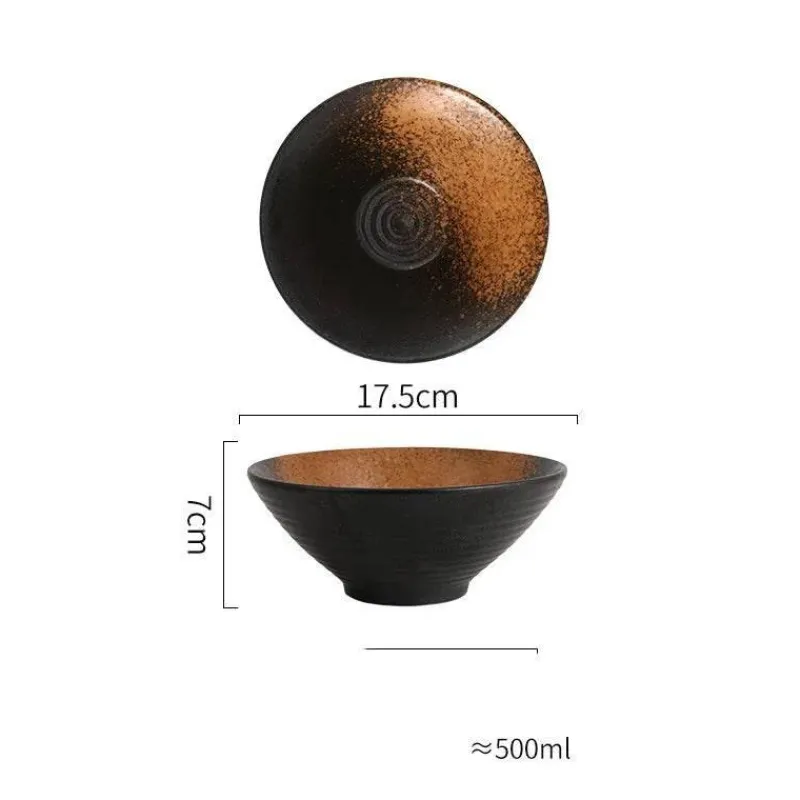 Elegance at the Table Küche & Esszimmer-Handelsübliche Ramenschalen aus Keramik – langlebiges Geschirrset