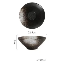 Elegance at the Table Küche & Esszimmer-Handelsübliche Ramenschalen aus Keramik – langlebiges Geschirrset