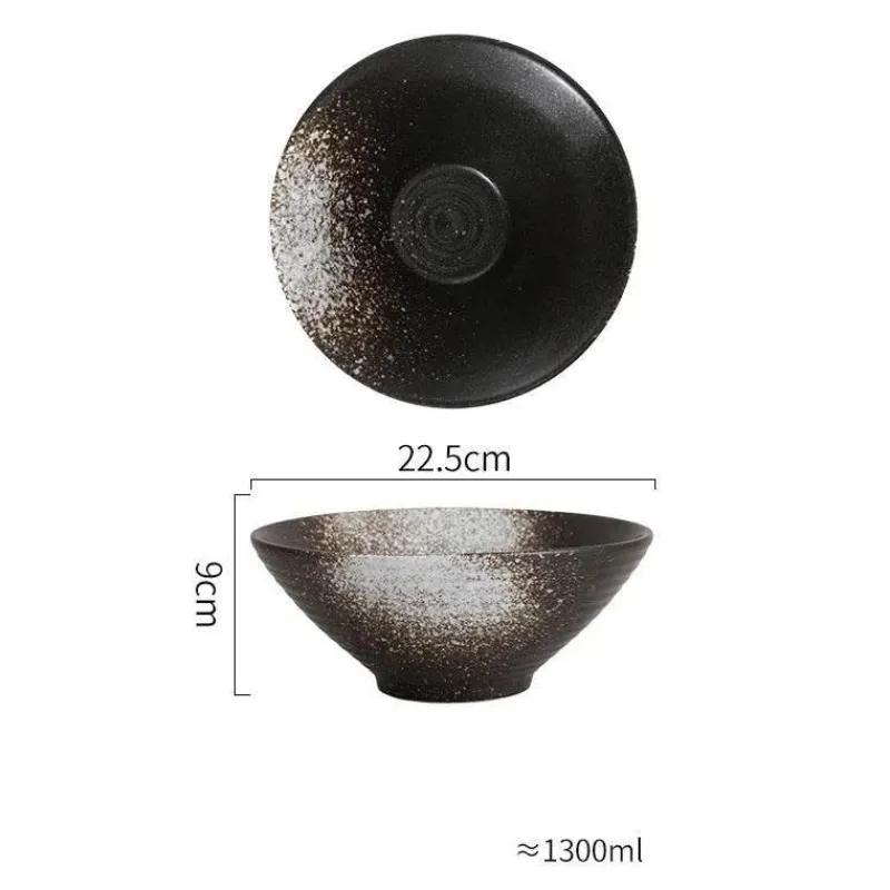 Elegance at the Table Küche & Esszimmer-Handelsübliche Ramenschalen aus Keramik – langlebiges Geschirrset