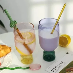 Plates u0026 More Küche & Esszimmer-Handgefertigter hitzebeständiger Glasbecher - Kaffee-/Teetasse