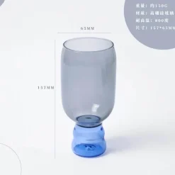 Plates u0026 More Küche & Esszimmer-Handgefertigter hitzebeständiger Glasbecher - Kaffee-/Teetasse