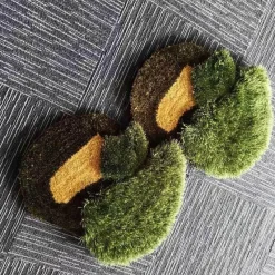 Floor u0026 Flair Boden & Teppiche-Handgefertigter Waldgras-Teppich – Naturinspirierte Innenmatte