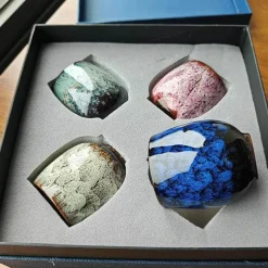 Plates u0026 More Küche & Esszimmer-Handgefertigtes Keramikbecher-Set – Einzigartiges Trinkgeschirr für Kaffee und Tee in Geschenkbox