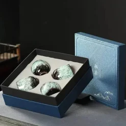 Plates u0026 More Küche & Esszimmer-Handgefertigtes Keramikbecher-Set – Einzigartiges Trinkgeschirr für Kaffee und Tee in Geschenkbox