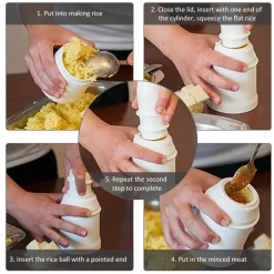 The Culinary Kit Küche & Esszimmer-Handgefertigtes Werkzeug zur Herstellung von Fleischbällchen – Küchenutensilien zum Kochen