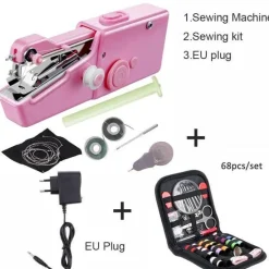Comfort u0026 Style Gadgets Für Zuhause-Handgehaltene Mini-Nähmaschine – Tragbares Nähwerkzeug
