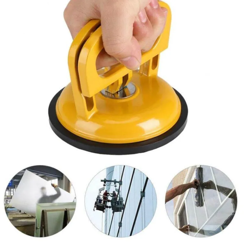 Cozy Living Heimwerkzeuge-Handgehaltener Vakuum-Saugnapf – rundes Design aus Aluminiumlegierung