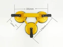 Cozy Living Heimwerkzeuge-Handgehaltener Vakuum-Saugnapf – rundes Design aus Aluminiumlegierung