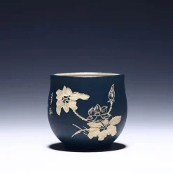 The Cozy Mug Küche & Esszimmer-Handgemachte chinesische Porzellan-Teetasse - Landschaftsmuster