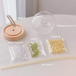 Willow u0026 Whim Beleuchtung-Handgemachte glänzende Tulpen-Nachtlampe - Dekoratives Tischlicht