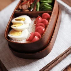 The Decor Haven Küche & Esszimmer-Handgemachte japanische Bento-Box – Traditionelle Lunchbox