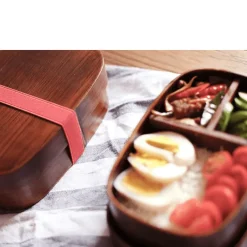 The Decor Haven Küche & Esszimmer-Handgemachte japanische Bento-Box – Traditionelle Lunchbox
