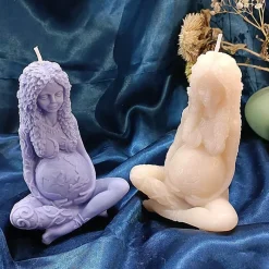 The Gilded Nest Gadgets Für Zuhause-Handgemachte Mutter Erde Kerzenform - Umweltfreundliche Kerzenherstellung