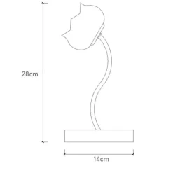 Bright Accents Beleuchtung-Handgemachtes Glockenblumen-Buchenholz-Nachtlicht - Rustikales Wohndekor