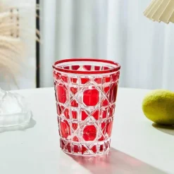 Plates u0026 More Küche & Esszimmer-Handgeschnitzter Whiskybecher – 310 ml schweres Glas