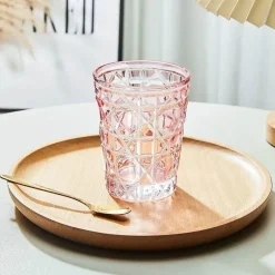 Plates u0026 More Küche & Esszimmer-Handgeschnitzter Whiskybecher – 310 ml schweres Glas