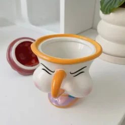 Tom Küche & Esszimmer|Wohndeko-Handgezeichnetes Espressotassen-Set aus Keramik – 237 ml Cappuccino-Untertasse