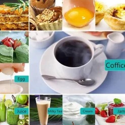 Tom Küche & Esszimmer-Handlicher Milchaufschäumer und Kaffeemixer für schaumige Getränke