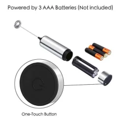 The Cozy Mug Küche & Esszimmer-Hand-Milchaufschäumer - Professioneller Kaffee-Schneebesen-Schaummacher