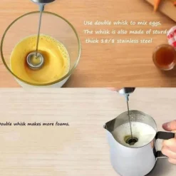 The Cozy Mug Küche & Esszimmer-Hand-Milchaufschäumer - Professioneller Kaffee-Schneebesen-Schaummacher