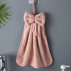 Tom Küche & Esszimmer-Handtücher aus Korallensamt – weiche, schnelltrocknende Mikrofasertücher