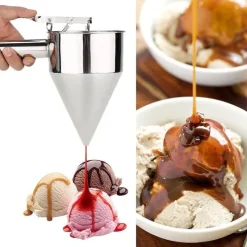 The Culinary Kit Küche & Esszimmer-Hand-Teigspender - Rührwerkzeug aus Edelstahl