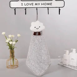 Tom Küche & Esszimmer-Handtuch aus Bambuskohle – antibakterielles, weiches Küchen- und Badetuch