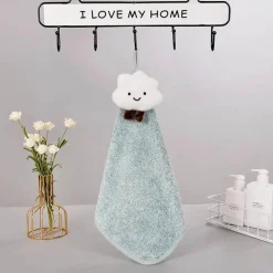 Tom Küche & Esszimmer-Handtuch aus Bambuskohle – antibakterielles, weiches Küchen- und Badetuch