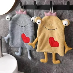 Tom Küche & Esszimmer-Handtuch aus Korallensamt – weiches, saugfähiges, kinderfreundliches Design