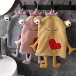 Tom Küche & Esszimmer-Handtuch aus Korallensamt – weiches, saugfähiges, kinderfreundliches Design