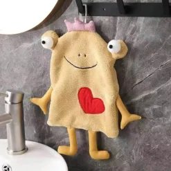 Tom Küche & Esszimmer-Handtuch aus Korallensamt – weiches, saugfähiges, kinderfreundliches Design