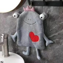 Tom Küche & Esszimmer-Handtuch aus Korallensamt – weiches, saugfähiges, kinderfreundliches Design