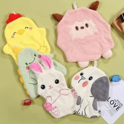 Tom Küche & Esszimmer-Handtuch mit Cartoon-Tiermotiv – saugfähiges Bade- und Küchentuch für Kinder