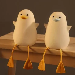 The Gilded Nest Gadgets Für Zuhause|Beleuchtung-Happy Duck Nachtlampe - Nachttischlampe für Kinder