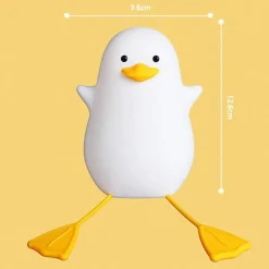The Gilded Nest Gadgets Für Zuhause|Beleuchtung-Happy Duck Nachtlampe - Nachttischlampe für Kinder