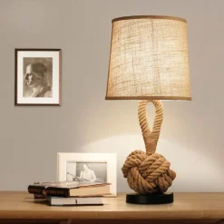 Glow u0026 Shade Beleuchtung-Harbor Ties Table Lamp - Coastal Lighting Accent