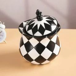 Space Savvy Küche & Esszimmer-Harlequin Vorratsdose – Farbenfroher Küchen-Organizer