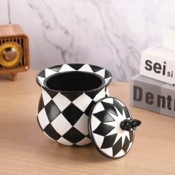 Space Savvy Küche & Esszimmer-Harlequin Vorratsdose – Farbenfroher Küchen-Organizer