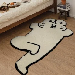 Warm Weaves Boden & Teppiche-Hasen-Teppich – Süßer Hasen-Dekoteppich