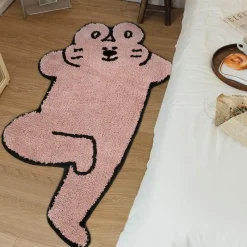 Warm Weaves Boden & Teppiche-Hasen-Teppich – Süßer Hasen-Dekoteppich