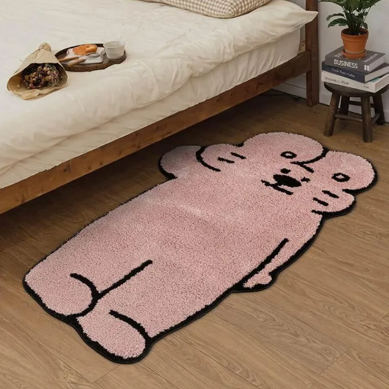 Warm Weaves Boden & Teppiche-Hasen-Teppich – Süßer Hasen-Dekoteppich