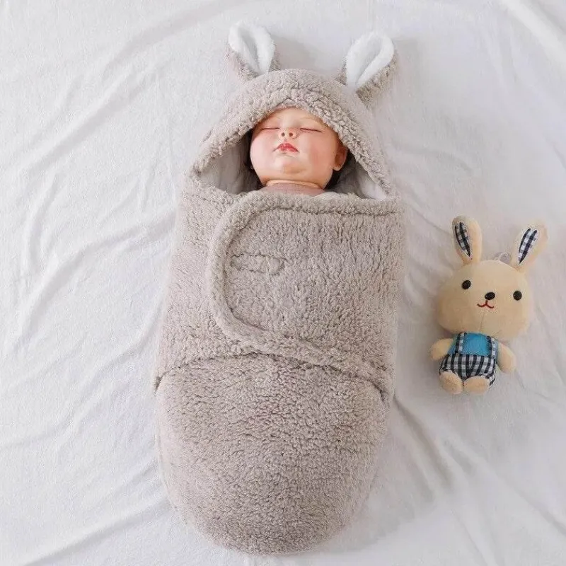 Kinder The Decor Haven Kinderwagen & Zubehör|Babykleidung-Hasen-Wickelschlafsack für Kleinkinder – Niedlicher Babywickel