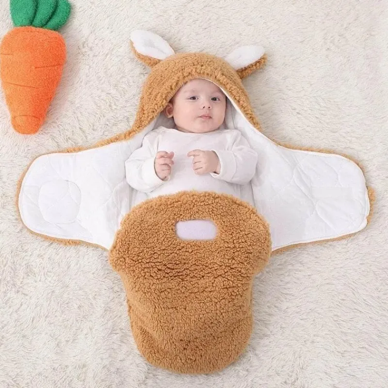 Kinder The Decor Haven Kinderwagen & Zubehör|Babykleidung-Hasen-Wickelschlafsack für Kleinkinder – Niedlicher Babywickel