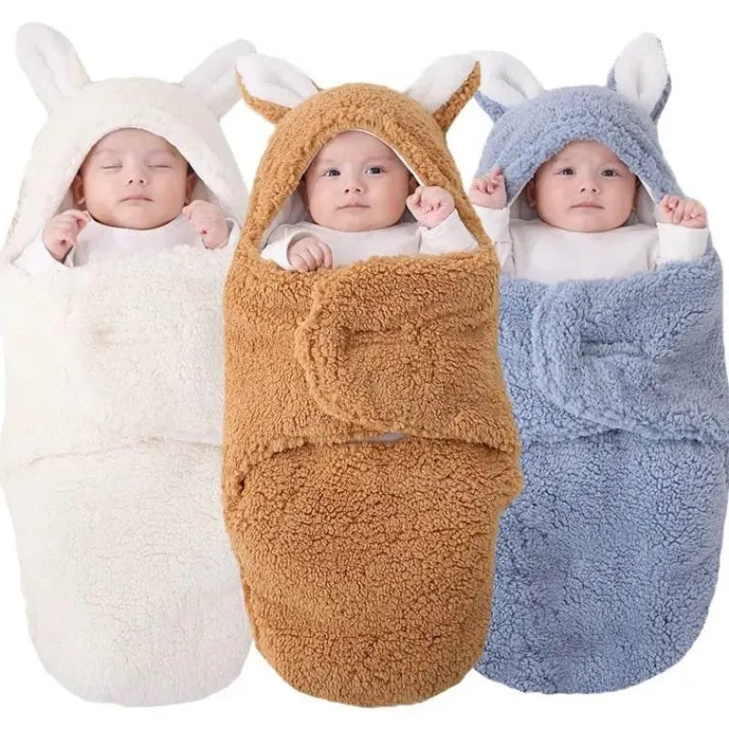Kinder The Decor Haven Kinderwagen & Zubehör|Babykleidung-Hasen-Wickelschlafsack für Kleinkinder – Niedlicher Babywickel
