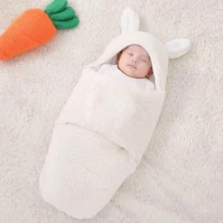 Kinder The Decor Haven Kinderwagen & Zubehör|Babykleidung-Hasen-Wickelschlafsack für Kleinkinder – Niedlicher Babywickel