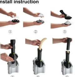 The Culinary Kit Küche & Esszimmer-Hausgemachte Fruchteismaschine - Maschine für gefrorene Desserts