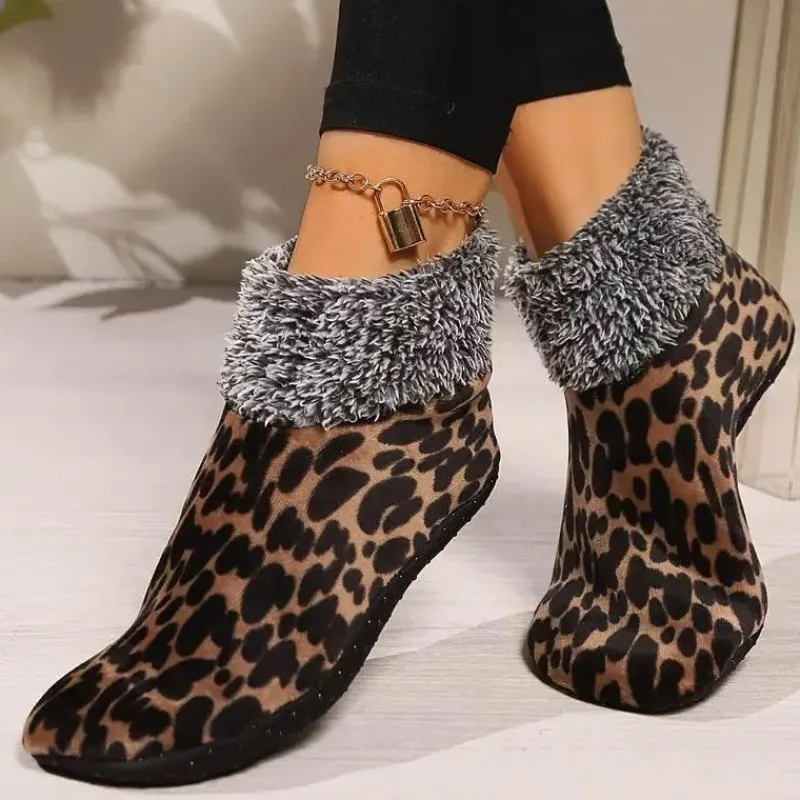 Damen Everly u0026 Lace Damenbekleidung-Hausschuhe für Damen mit Leopardenmuster – gemütliche Hausschuhe mit Tiermuster
